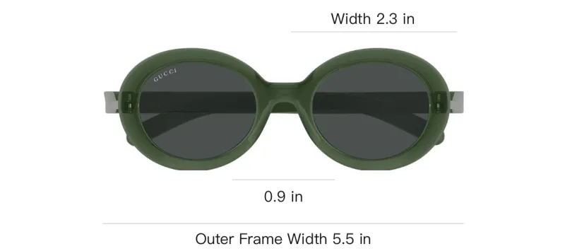 GUCCI Round Frame Sunglasses-2