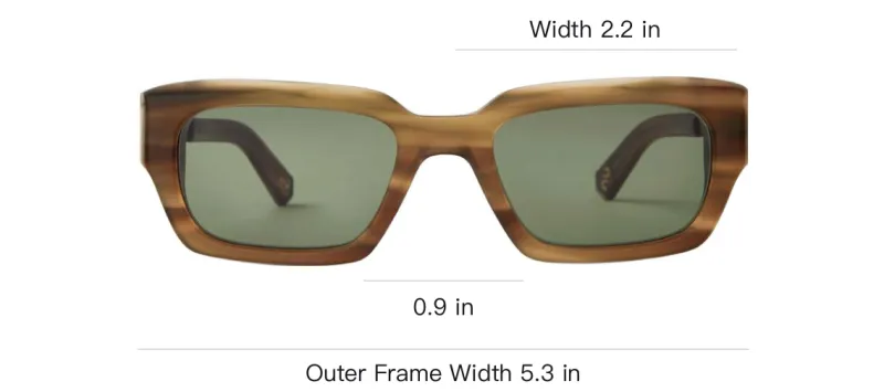 Mr Leight Maverick S Rectangle frame Sunglasses-2