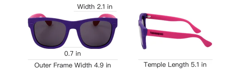 Havaianas Irregular Shape Sunglasses Unisex Purple-3