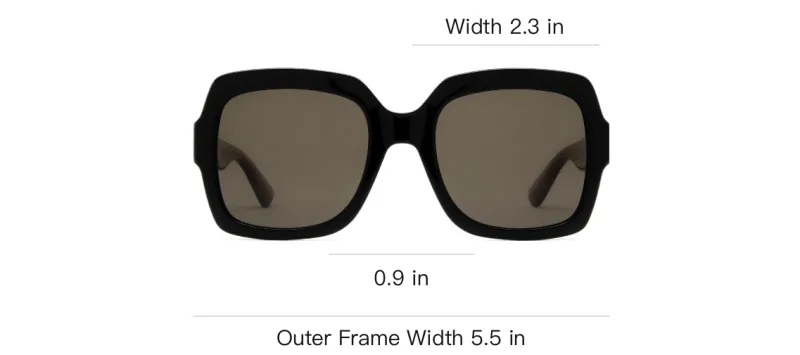 GUCCI Square Frame Sunglasses-3