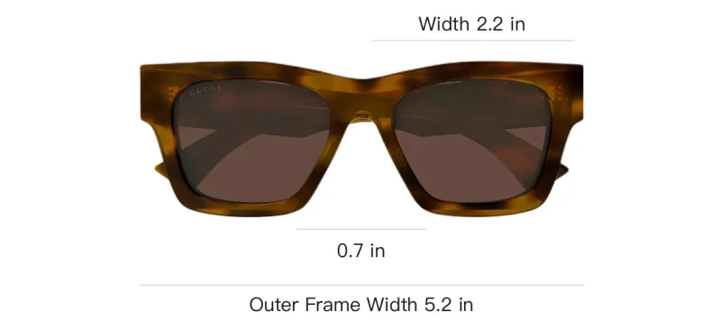 GUCCI Square frame Sunglasses-2