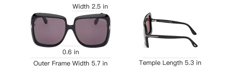 TOM FORD Lorelai Oversized Frame Sunglasses-4