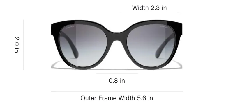CHANEL Sunglasses Women's Black-3