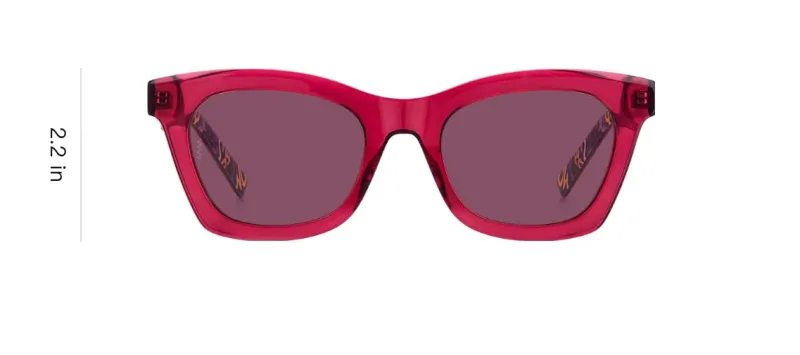 M Missoni Square Sunglasses Women's Red-2
