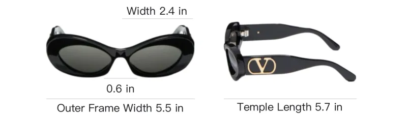 Valentino Square frame Sunglasses-3
