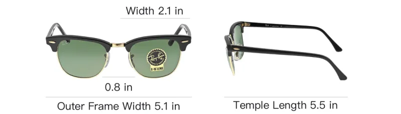 RayBan Sunglasses Unisex Black-3