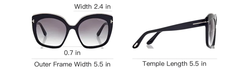 TOM FORD Eyewear Butterfly Frame Sunglasses-3