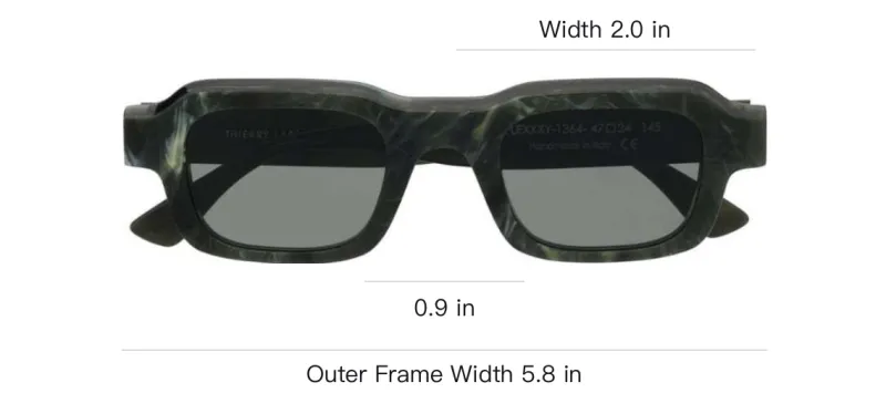 Thierry Lasry Flexxxy Rectangle frame Sunglasses-3