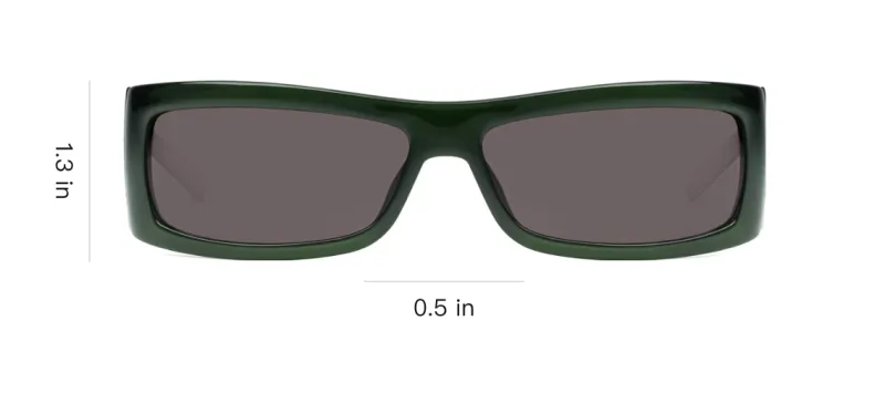 GUCCI Rectangular Frame Sunglasses-2
