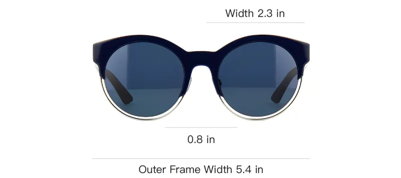 DIOR Sunglasses Men Blue-3