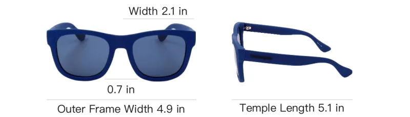 Havaianas Irregular Shape Sunglasses Unisex Blue-5
