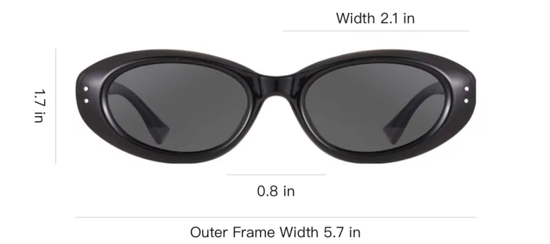 CDG Play Plate Frame Oval Sunglasses Women's Multicolor-1