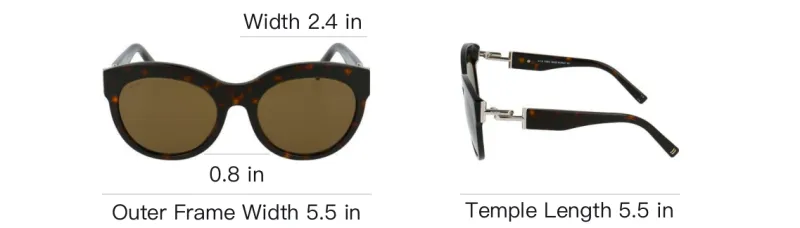 TOD'S Cat Eye Frame Sunglasses-4