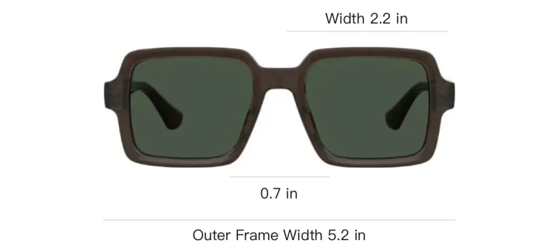 Havaianas Rubber Square Sunglasses Unisex Brown-2