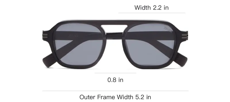 Ermenegildo Zegna Round frame Sunglasses-3