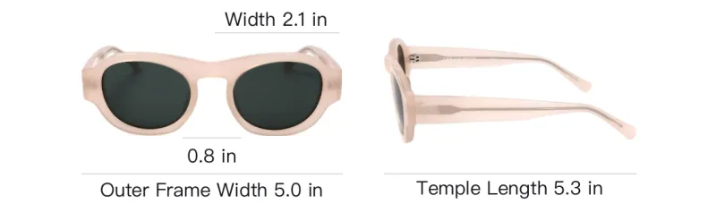 DRIES VAN NOTEN Acetate Oval Sunglasses Unisex Pink-3