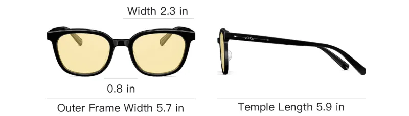 MOLSION Plate Frame Square Sunglasses Unisex-3