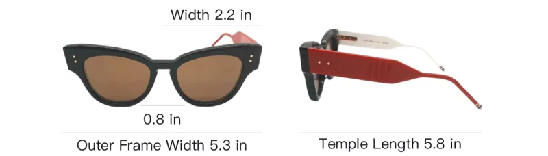 THOM BROWNE Cat Eye frame Sunglasses-3