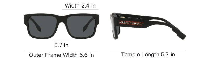 Burberry Square Frame Sunglasses-3