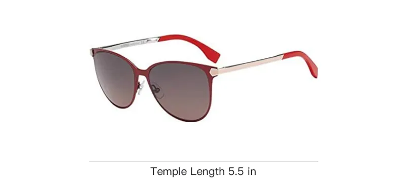 FENDI Sunglasses Women's Red-1