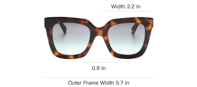 MISSONI Tortoiseshell effect Square frame Sunglasses-3