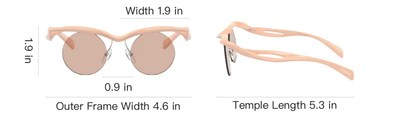 PRADA Round Frame Sunglasses-4