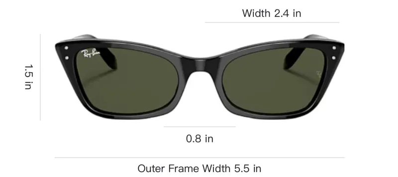 RayBan Lady Burbank Rectangle frame Sunglasses-3