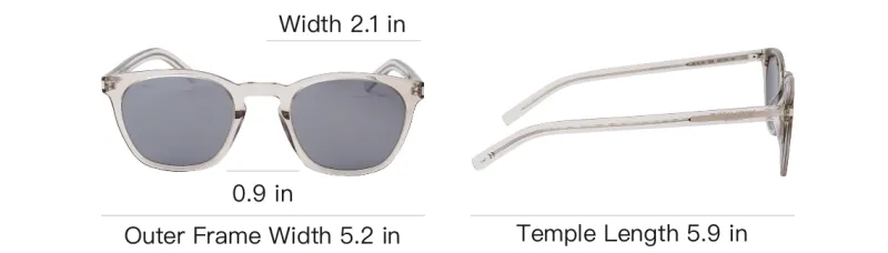 SAINT LAURENT SL28 Slim Sunglasses-3