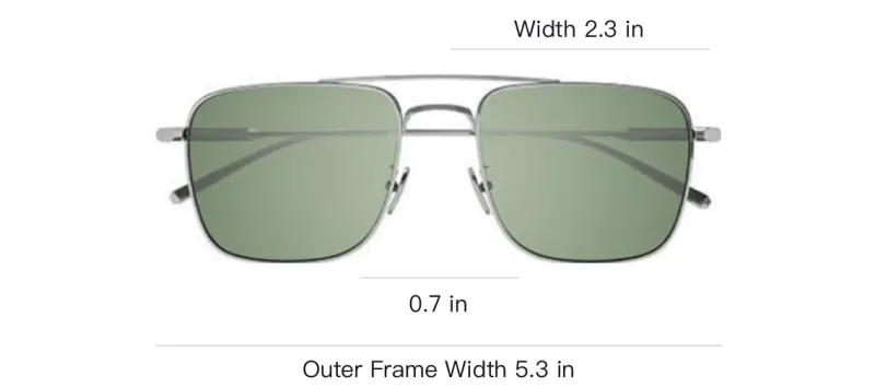 Brioni Ray Ban Aviator Frame Sunglasses-2