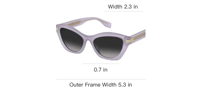 MARC JACOBS Cat Eye Frame Sunglasses-3