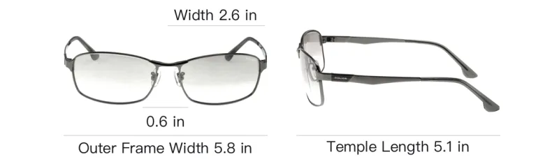 Police Irregular Shape Sunglasses Men's Black-5
