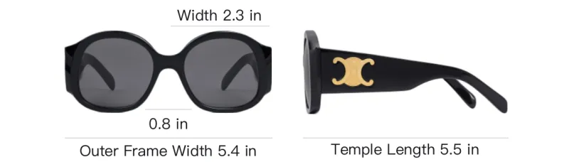 CELINE Triomphe Xl 02 Sunglasses In Acetate-3