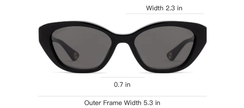 GUCCI GG1638S Cat eye Sunglasses-3