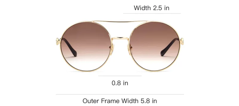 GUCCI Horsebit Sunglasses Unisex Burgundy-2