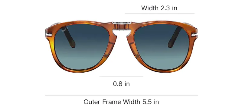 PERSOL Steve Mcqueen Round frame Sunglasses-2