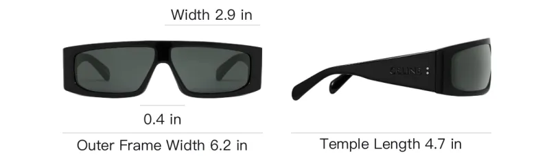 CELINE Monochroms 08 Sunglasses In Acetate-3