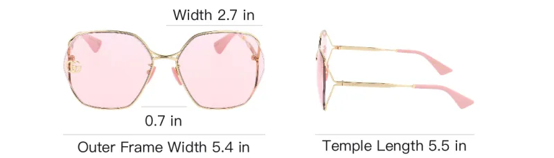GUCCI Square Frame Sunglasses-3