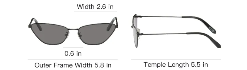 Retrosuperfuture Metal Acetate Cat Eye Sunglasses Men's Silver-3