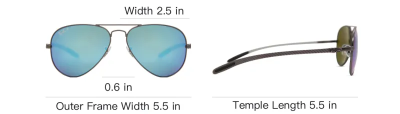 RayBan Sunglasses Unisex Peacock Blue-3
