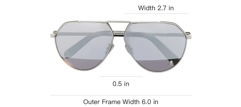 PHILIPP PLEIN The Skull Pilot Sunglasses-2