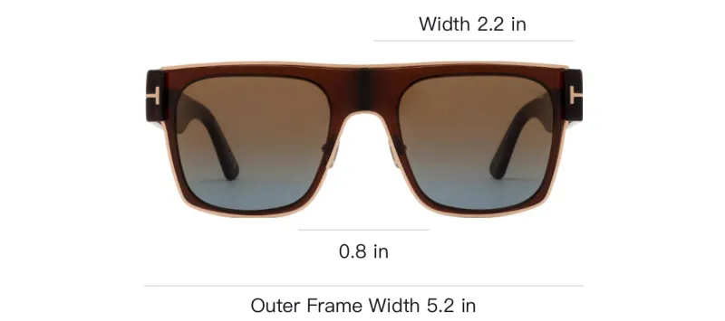 TOM FORD Edwin Rectangular Frame Sunglasses-3
