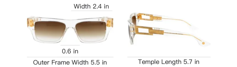 DITA Grandmaster Seven Square Frame Sunglasses-4