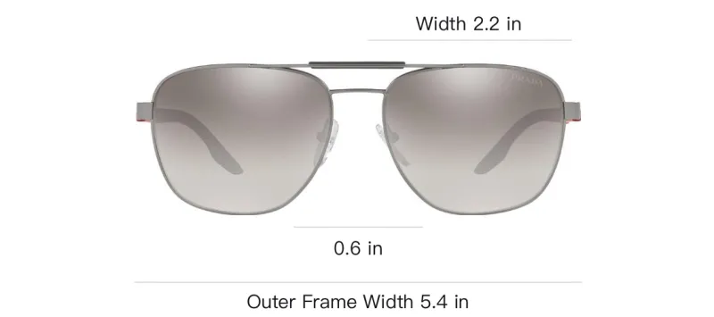 PRADA Sunglasses Men Silver-2