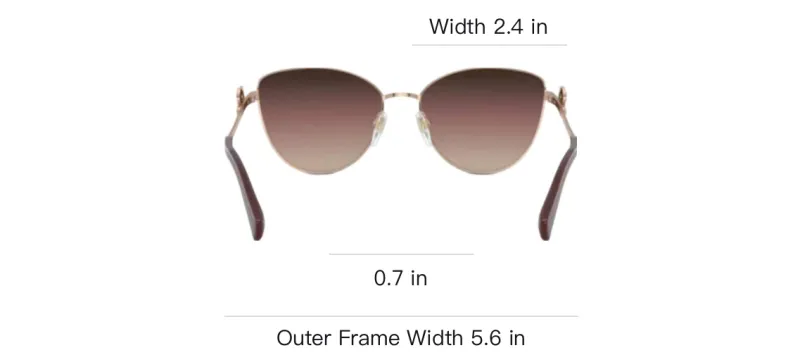 BVLGARI Cat Eye Frame Sunglasses-3