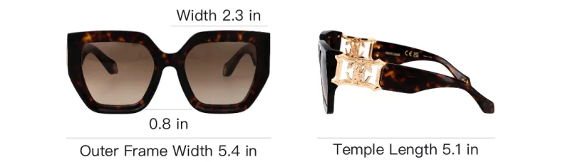 Roberto Cavalli Oversize frame Sunglasses-4