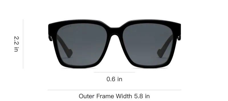 GUCCI Logo lettering Sunglasses-2