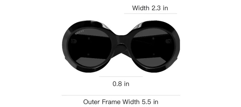 GUCCI Round Sunglasses-2