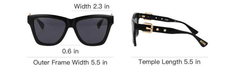 MOSCHINO Cat-Eye Frame Sunglasses-4