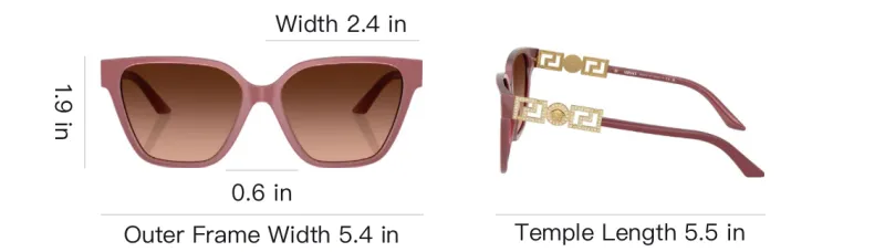 VERSACE Eyewear Medusa Head Sunglasses-3
