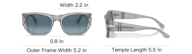 PERSOL Rectangular Frame Sunglasses-6